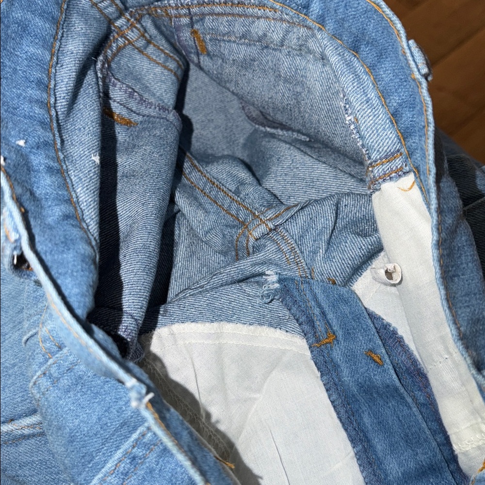 Vintage Levi’s Size 28 Orange Tab Jeans Blue Coastal Cowgirl Rodeo Festival Boho - Picture 7 of 16